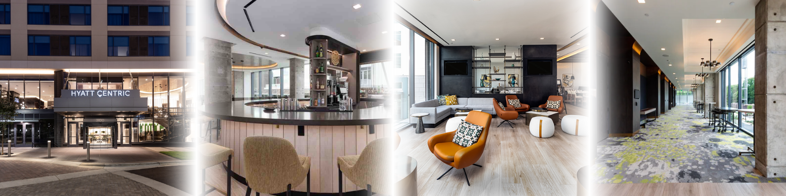 Decorative images of Hyatt Centric Charlotte SouthPark